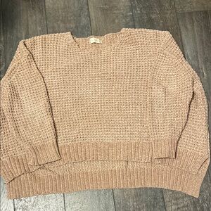 Cozy Knit Sweater in Warm Brown